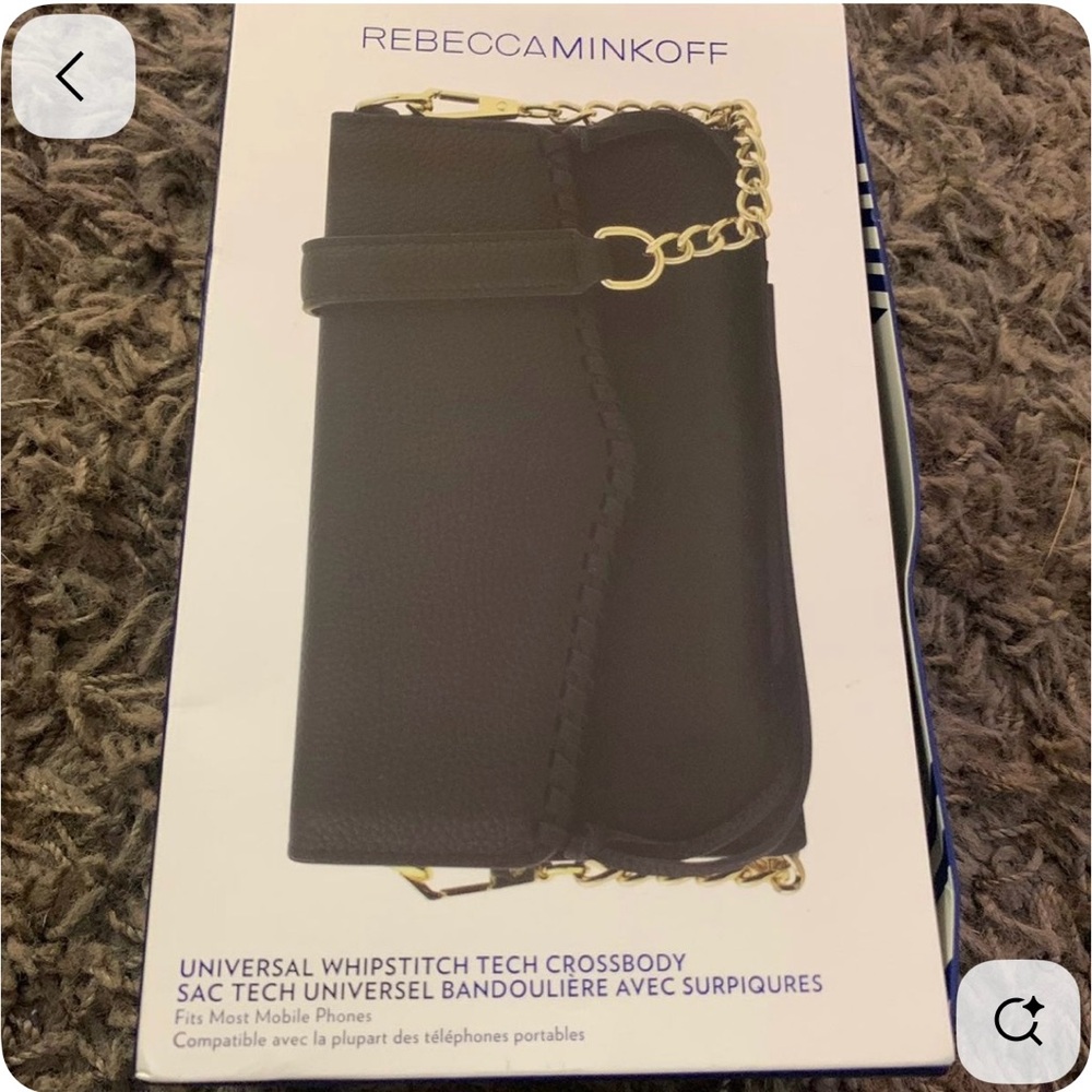 Rebecca Minkoff Black Crossbody Tech Accessory